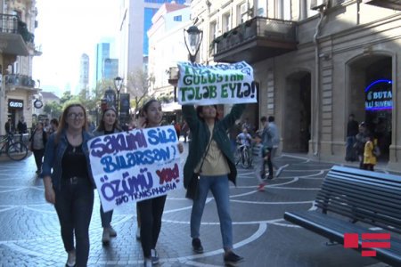 Bakıda yenidən aksiya keçirilib (FOTOLAR) Bakıda yenidən aksiya keçirilib (FOTOLAR)