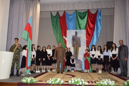 Masallıda “Böyük ömrün dastanı” adlı ədəbi-bədii kompozisiya nümayiş olunub