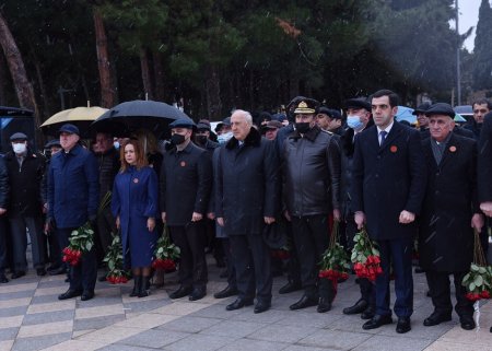 Sumqayıtda 20 Yanvar şəhidlərinin xatirəsi yad olunub