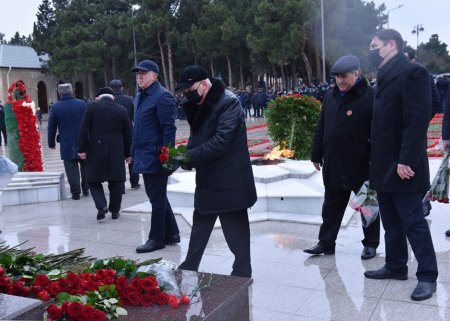 Sumqayıtda 20 Yanvar şəhidlərinin xatirəsi yad olunub
