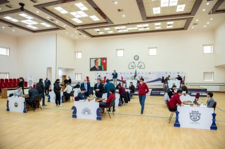 Şahmat üzrə Azərbaycan çempionatında ilk gedişlər edilib