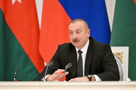 Prezident İlham Əliyev və Prezident Vladimir Putin mətbuata bəyanatlarla çıxış ediblər YENİLƏNİB Prezident İlham Əliyev və Prezident Vladimir Putin mətbuata bəyanatlarla çıxış ediblər YENİLƏNİB