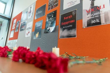 ADA Universitetində Xocalı soyqırımının 30-cu ildönümü ilə əlaqədar konfrans keçirilib ADA Universitetində Xocalı soyqırımının 30-cu ildönümü ilə əlaqədar konfrans keçirilib