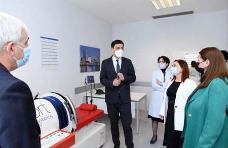 Gənclər və idman naziri Milli İdman Tibb və Reabilitasiya Elmi-Praktiki İnstitutunun fəaliyyəti ilə tanış olub