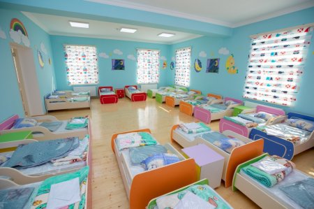 Şamaxı rayonunda körpələr evi-uşaq bağçasının və yeni məktəb binasının açılışı olub Şamaxı rayonunda körpələr evi-uşaq bağçasının və yeni məktəb binasının açılışı olub