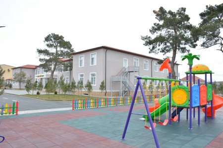 Şamaxı rayonunda körpələr evi-uşaq bağçasının və yeni məktəb binasının açılışı olub Şamaxı rayonunda körpələr evi-uşaq bağçasının və yeni məktəb binasının açılışı olub