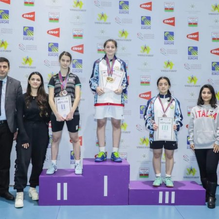 Badmintonçular arasında Bakı şəhər birinciliyinə yekun vurulub