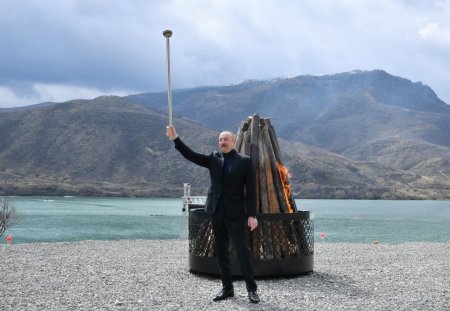 Prezident İlham Əliyevin Novruz bayramı münasibətilə Azərbaycan xalqına təbriki - FOTOLAR