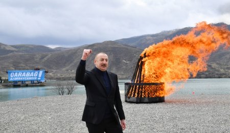 Prezident İlham Əliyevin Novruz bayramı münasibətilə Azərbaycan xalqına təbriki - FOTOLAR