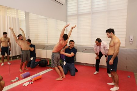 Cüdo üzrə milli komandanın üzvlərinin müxtəlif tibbi və fiziki testlərdən keçirilməsi layihəsinə start verilib Cüdo üzrə milli komandanın üzvlərinin müxtəlif tibbi və fiziki testlərdən keçirilməsi layihəsinə start verilib