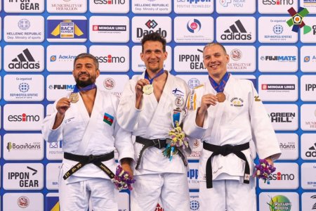 Azərbaycanın veteran cüdoçuları Avropa çempionatının birinci günündə 6 medal qazanıblar Azərbaycanın veteran cüdoçuları Avropa çempionatının birinci günündə 6 medal qazanıblar