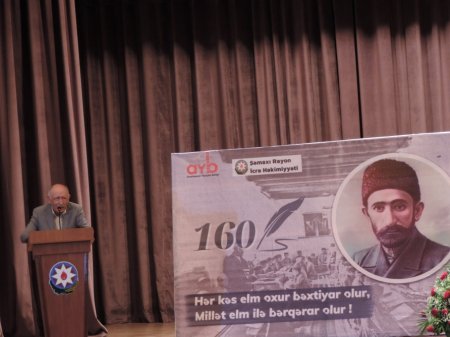 Şamaxıda Azərbaycan satirik şeirinin ustadı M.Ə.Sabirin anadan olmasının 160 illiyi ilə əlaqədar elmi-praktik konfrans keçirilib