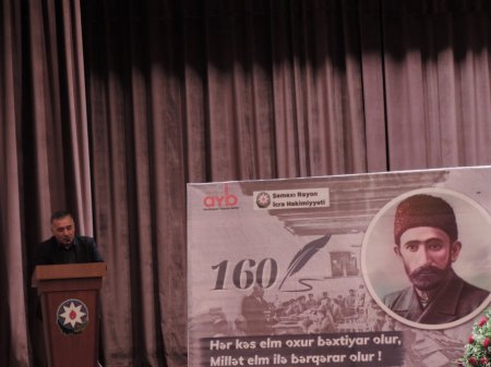 Şamaxıda Azərbaycan satirik şeirinin ustadı M.Ə.Sabirin anadan olmasının 160 illiyi ilə əlaqədar elmi-praktik konfrans keçirilib
