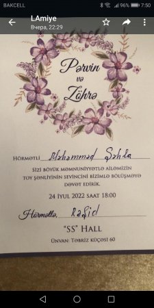 Allah Zöhrə qızımızı xoşbəxt etsin...