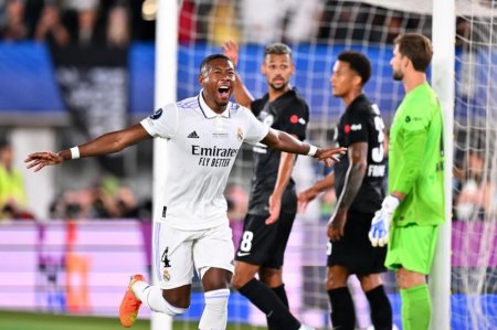 UEFA Super Kuboku: “Real Madrid” komandası matçın birinci hissəsindən sonra hesabda öndədir