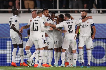 UEFA Super Kuboku: “Real Madrid” komandası matçın birinci hissəsindən sonra hesabda öndədir