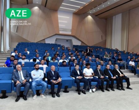 Olimpiya idman növləri üzrə milli federasiyaların nümayəndələri ilə görüş keçirilib Olimpiya idman növləri üzrə milli federasiyaların nümayəndələri ilə görüş keçirilib