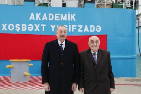 “Akademik Xoşbəxt Yusifzadə” tankeri istismara verilib Prezident İlham Əliyev mərasimdə iştirak edib “Akademik Xoşbəxt Yusifzadə” tankeri istismara verilib Prezident İlham Əliyev mərasimdə iştirak edib