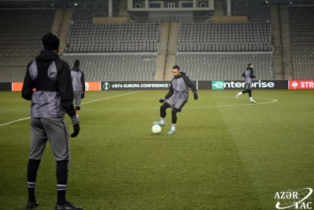 Tofiq Bəhramov adına Respublika stadionunda “Qarabağ”ın açıq məşqi olub - FOTOLAR
