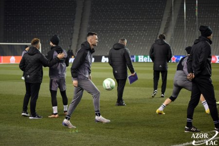 Tofiq Bəhramov adına Respublika stadionunda “Qarabağ”ın açıq məşqi olub - FOTOLAR