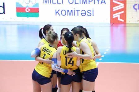 Qadın voleybolçular arasında Azərbaycan çempionatında ilk finalçı məlum olub - FOTOLAR
