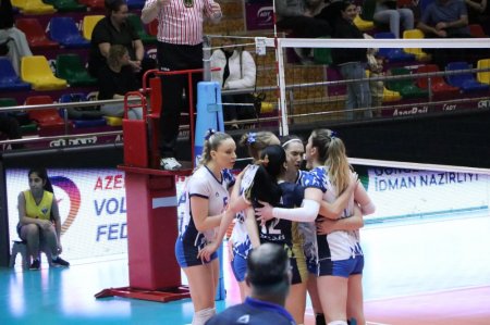 Qadın voleybolçular arasında Azərbaycan çempionatında ilk finalçı məlum olub - FOTOLAR