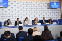 Milli Məclisin sədri Sahibə Qafarova növbəti dəfə Ermənistan parlamenti spikerinin yalanlarını ifşa etdi