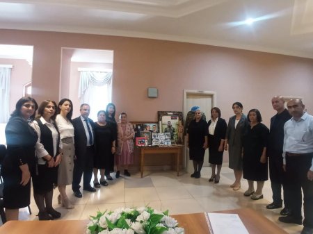 Etibar Hüseynova: Bərdədə şəhidimiz Naibov Dövran Fazil oğlunun əziz xatirəsinə həsr edilmiş tədbir keçirilib - FOTOLAR
