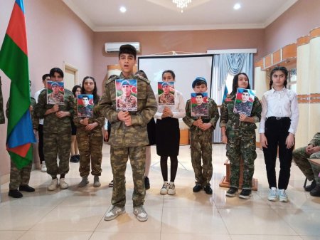 Etibar Hüseynova: Bərdədə şəhidimiz Naibov Dövran Fazil oğlunun əziz xatirəsinə həsr edilmiş tədbir keçirilib - FOTOLAR