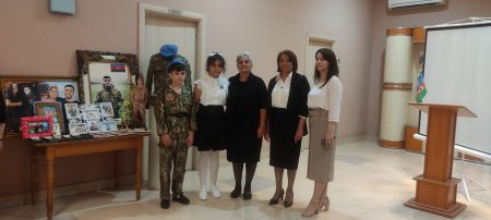 Etibar Hüseynova: Bərdədə şəhidimiz Naibov Dövran Fazil oğlunun əziz xatirəsinə həsr edilmiş tədbir keçirilib - FOTOLAR