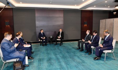 Azərbaycan Prezidenti İlham Əliyev Kişineuda Moldovanın Baş naziri ilə görüşüb