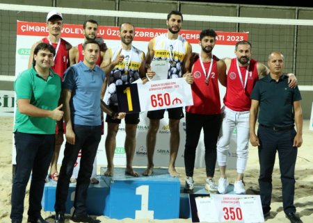 Çimərlik voleybolu üzrə ölkə çempionatının birinci mərhələsinə yekun vurulub - FOTOLAR