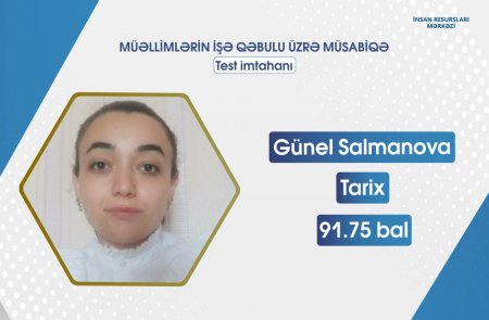 Bu gün MİQ üzrə ən yüksək nəticə toplayan müəllimlərin adları açıqlanıb - FOTO Bu gün MİQ üzrə ən yüksək nəticə toplayan müəllimlərin adları açıqlanıb - FOTO