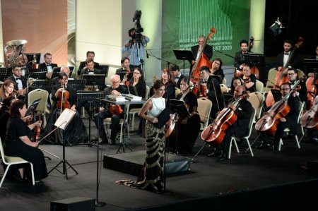 XIII Qəbələ Beynəlxalq Musiqi Festivalının açılış mərasimi olub - FOTOLAR