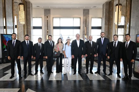 Prezident ailəsi ilə “Sea Breeze”də - Fotolar