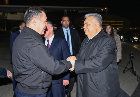 Qırğız Respublikasının Prezidenti COP29-da iştirak etmək üçün Azərbaycana gəlib - FOTO Qırğız Respublikasının Prezidenti COP29-da iştirak etmək üçün Azərbaycana gəlib - FOTO