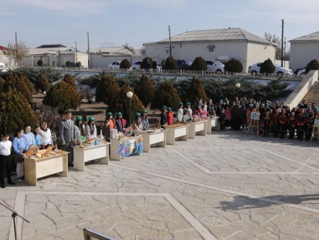 Naxçıvanda həyata keçirilən “Yaşıl məktəb” layihəsinə yekun vurulub - FOTOLAR